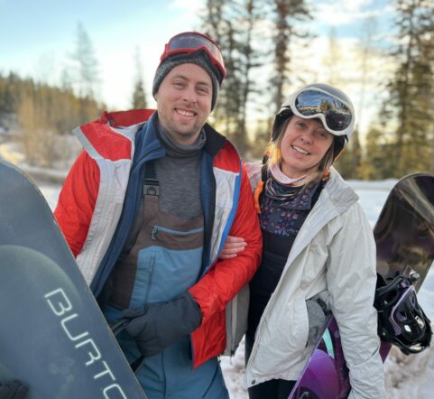Happy-Snow-Boarders-At-Whitefish-Mountain