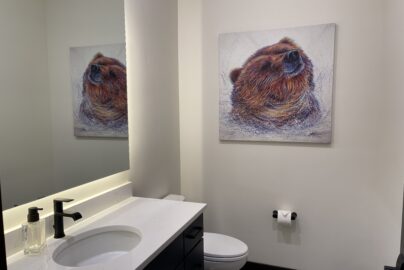 Spare Bathroom inside Glacier Bear Condo