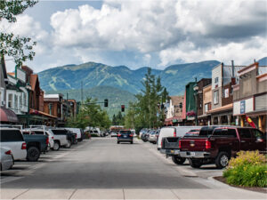 A Summer Day In Downtown Whitefish Montana