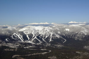 Whitefish Ski Resort Aerial View 