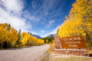 Fall at Glacier National Park. The colors are spectacular. Glacier Bear Condo is a mountain modern 2 bedroom, 2.5 bath condo on Whitefish Mountain. We are a mountain modern condo that sleeps 6 comfortably with 2 King beds and one bunk. Book your vacation today at the best place to stay in Whitefish near Glacier National Park