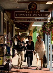 Downtown Whitefish is full of quaint one of a kind restaurants & shops