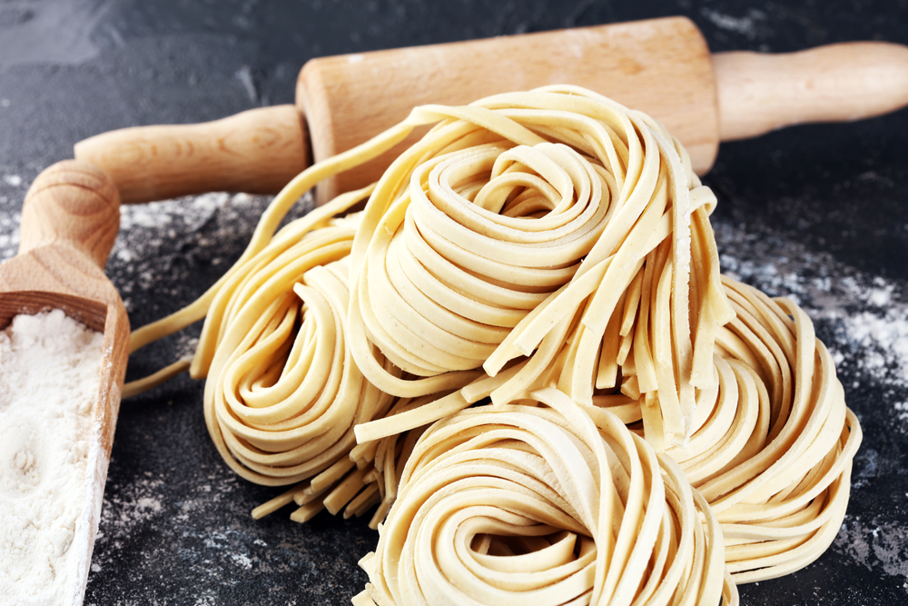 fresh pasta with delicious fresh local ingredients