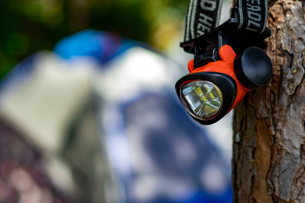 Headlamps are essential hiking gear. stay at Glacier Bear Condo on Whitefish Mountain Formerly Snowbear Chalets